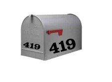 SET OF 3 Custom Mailbox Numbers Vinyl Decals Stickers House Street Address