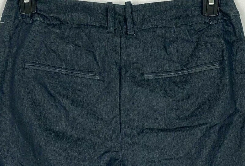 Pantalones de vestir capri Mossimo para mujer 8 elásticos lavados oscuros 1 Foto 4 de 4