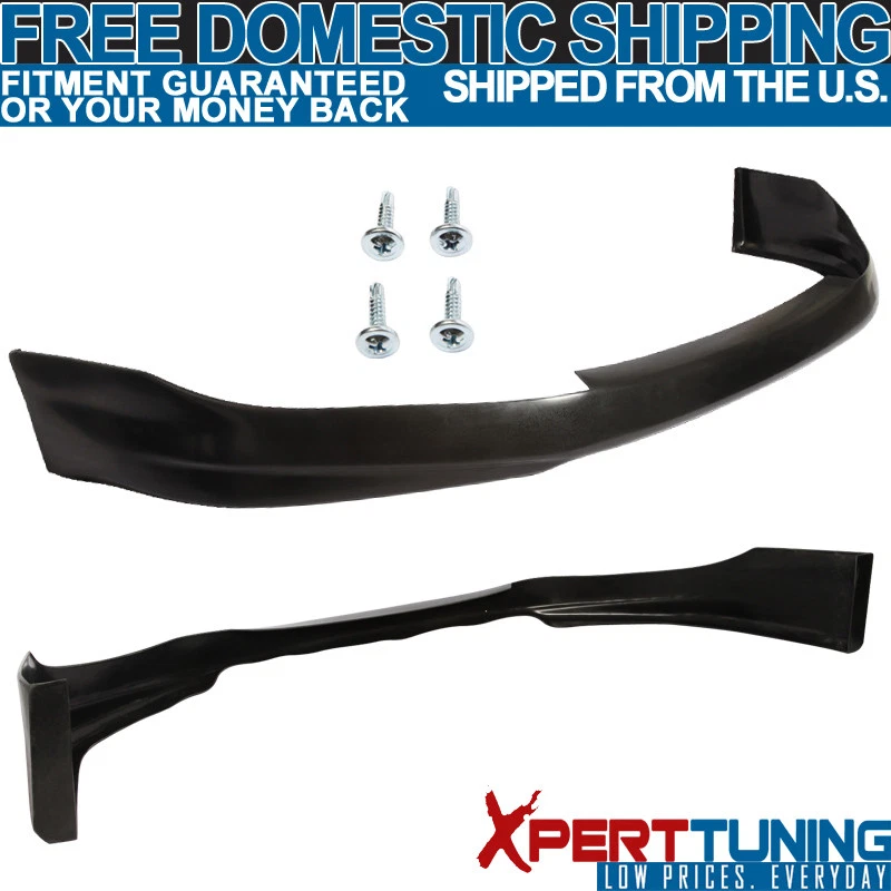 Fits 2006-2007 Honda Accord 2Dr Front Bumper Lip Spoiler Bodykit HF-P Style PU Foto 2 de 4
