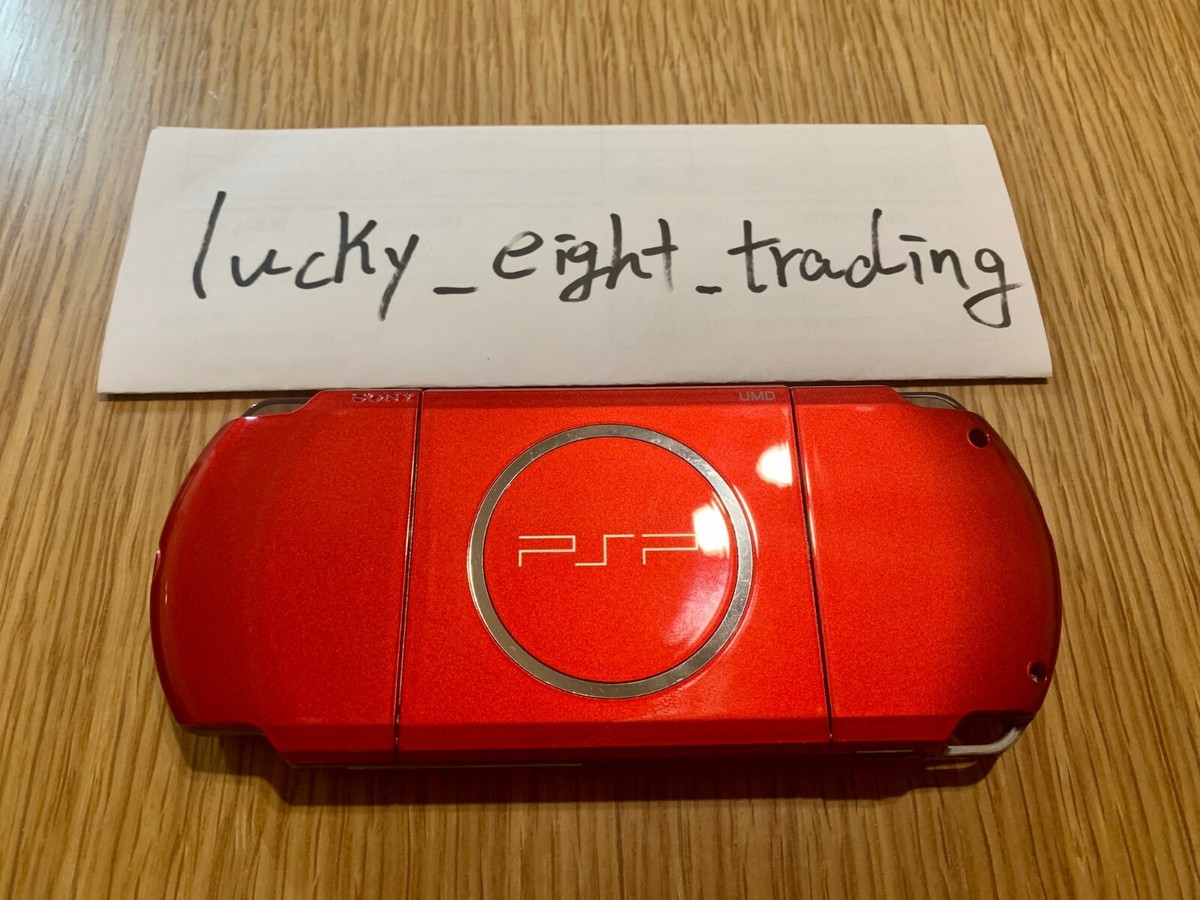 Nintendo Switch psp 3000 Sony PSP 3000 Rookie Hunters Pack Radiant Red Handheld