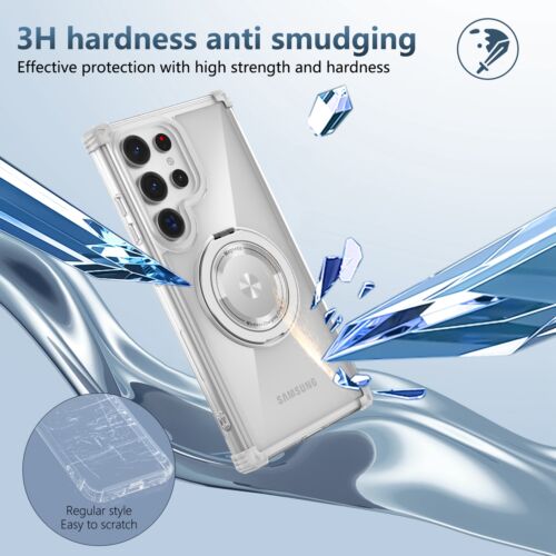 For Samsung Galaxy S24 S25 Ultra Shockproof Clear Hard Case + Screen Protector - Picture 33 of 58