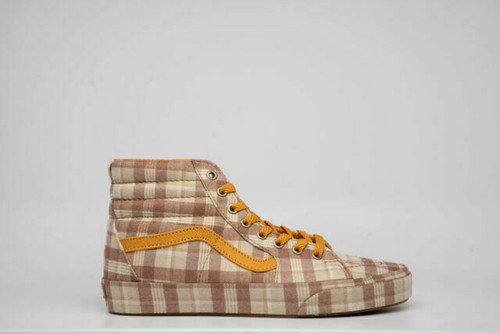 VANS SK8-HI Deconstructed Cut & Paste Checks Stripes Zipper VANS SK8-HI Deconstructed Cut & Paste Checks Stripes Zipper