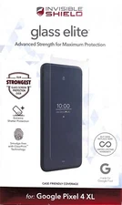 ZAGG - InvisibleShield Glass Elite Screen Protector for Google Pixel 4 XL-Clear