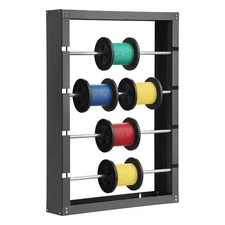 VEVOR Wire Spool Rack 4 Adjustable Rods Cold-Rolled Steel Wire Spool Holder Wall