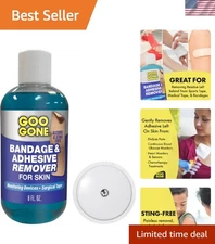 Gentle 8oz Bandage Adhesive Remover - Sting-Free & Alcohol-Free Solution