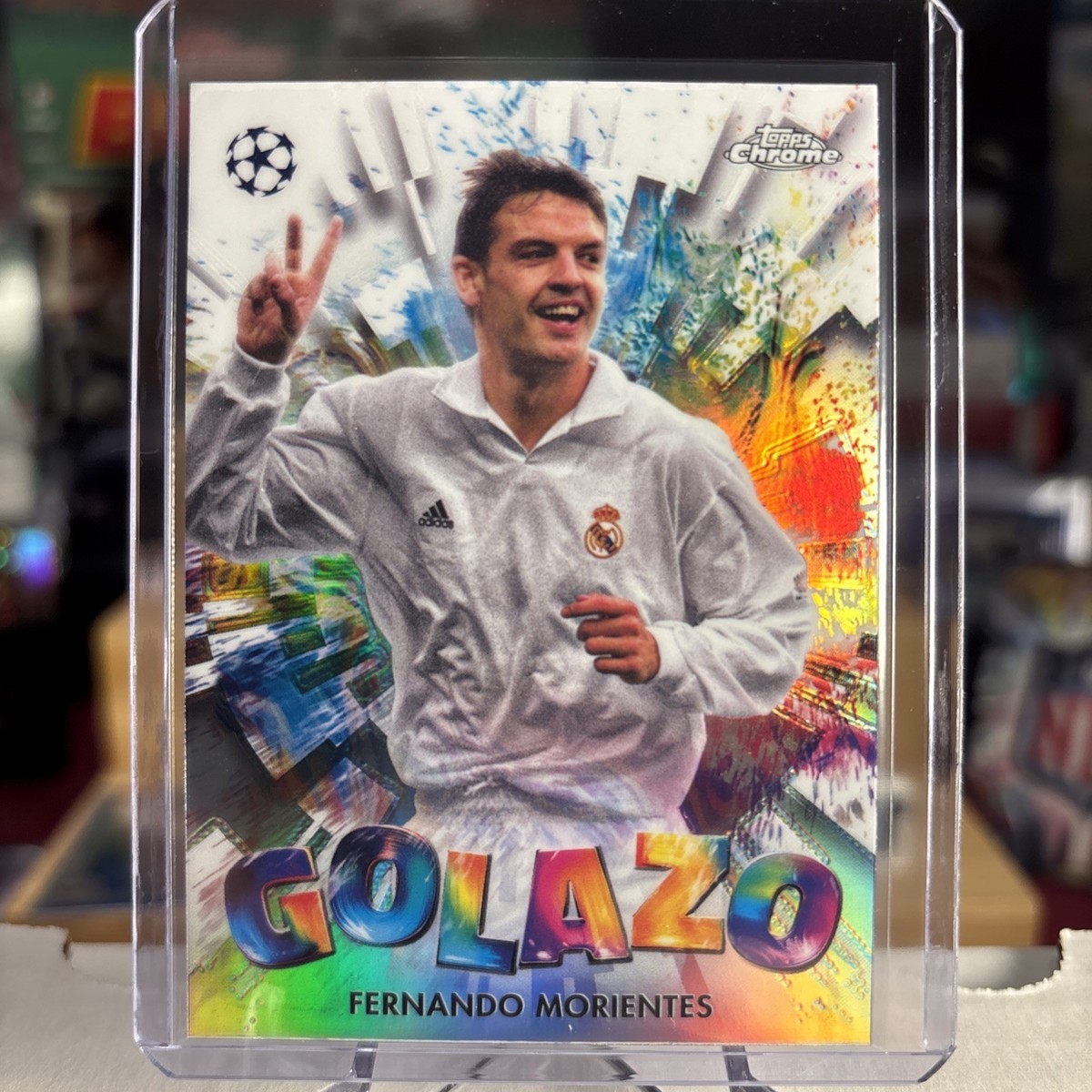 Fernando Morientes 2024-25 Topps Chrome UEFA GOLAZO