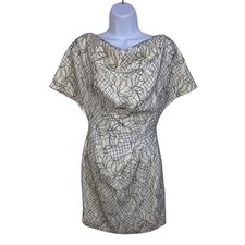 ASOS NWT Fallen Shoulder Lace Mini Dress Cocktail Party Elegant Wedding Petite 0