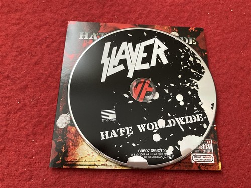 SLAYER HATE WORLDWIDE STUNNING MINT MINT UNPLAYED 2009 CD THRASH FREE UK POST - Foto 3 di 4