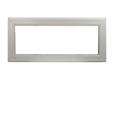Double Pane Transom Window 36'' x 12'' FL. Approved Argon Gas Low E DP50