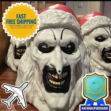 2025 Universal Halloween Horror HHN Terrifier Clown Santa Popcorn Bucket New