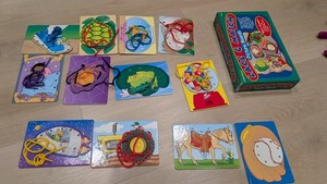 Rare Lakeshore Learning Lace & Match Picture Boards RR922 13 Sets *Read Descrip