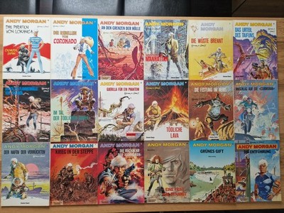 Andy Morgan - Band 1-18 komplett - Greg, Hermann, Dany & Aidans - Carlsen Comics