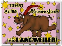 Blechschild 30X40 Cm Fresst Meinen Sternenstaub Spruch Zitat Deko Geschenk Metal