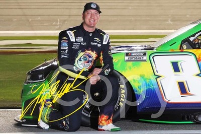 A5 Kyle Busch Pre Printed Autogramm signed Foto Memorabilia Geschenk Nascar