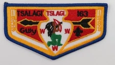 Tsalagi Lodge 163 F2 Flap 1939 1989 Cherokee letters Cherokee Council NC