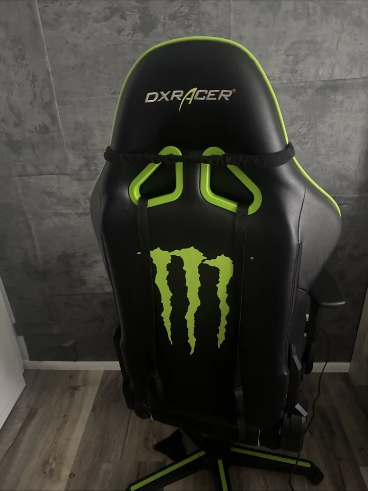 Silla Gaming Monster Energy En Excelente Estado Verde Y Negra!! Get Urs Now Foto 4 de 4