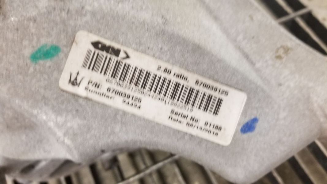 19 2019 MASERATI GHIBLI OEM REAR CARRIER DIFF DIFFERENTIAL 3.0L RWD 670039125
