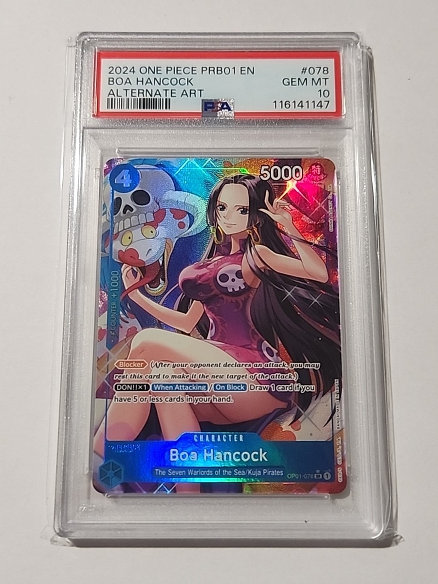 ブシロードその他 2023 ONE PIECE BOA HANCOCK ALT ART 10 PSA 10 Boa Hancock SP Alt Art OP04-078 Japanese One Piece