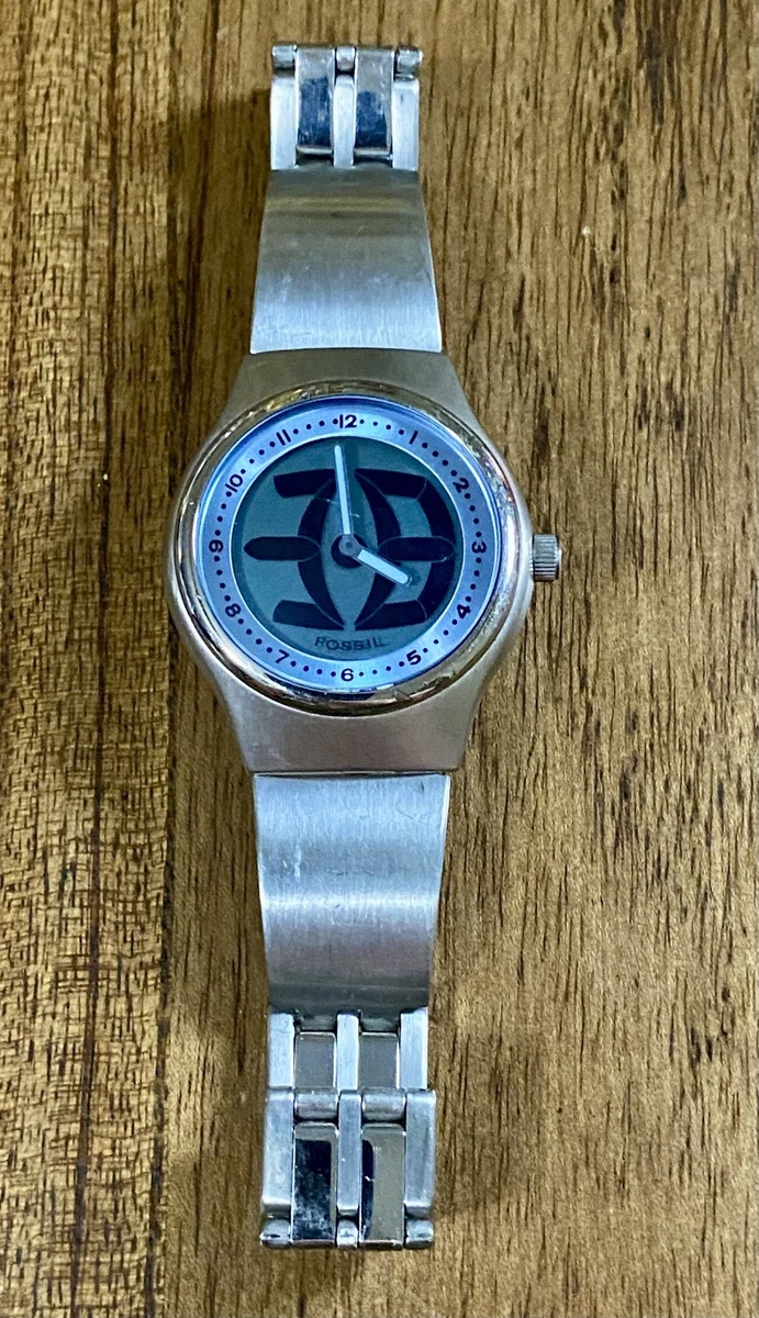 Fossil Big Tic Silver Band Wristwatches for sale | eBay