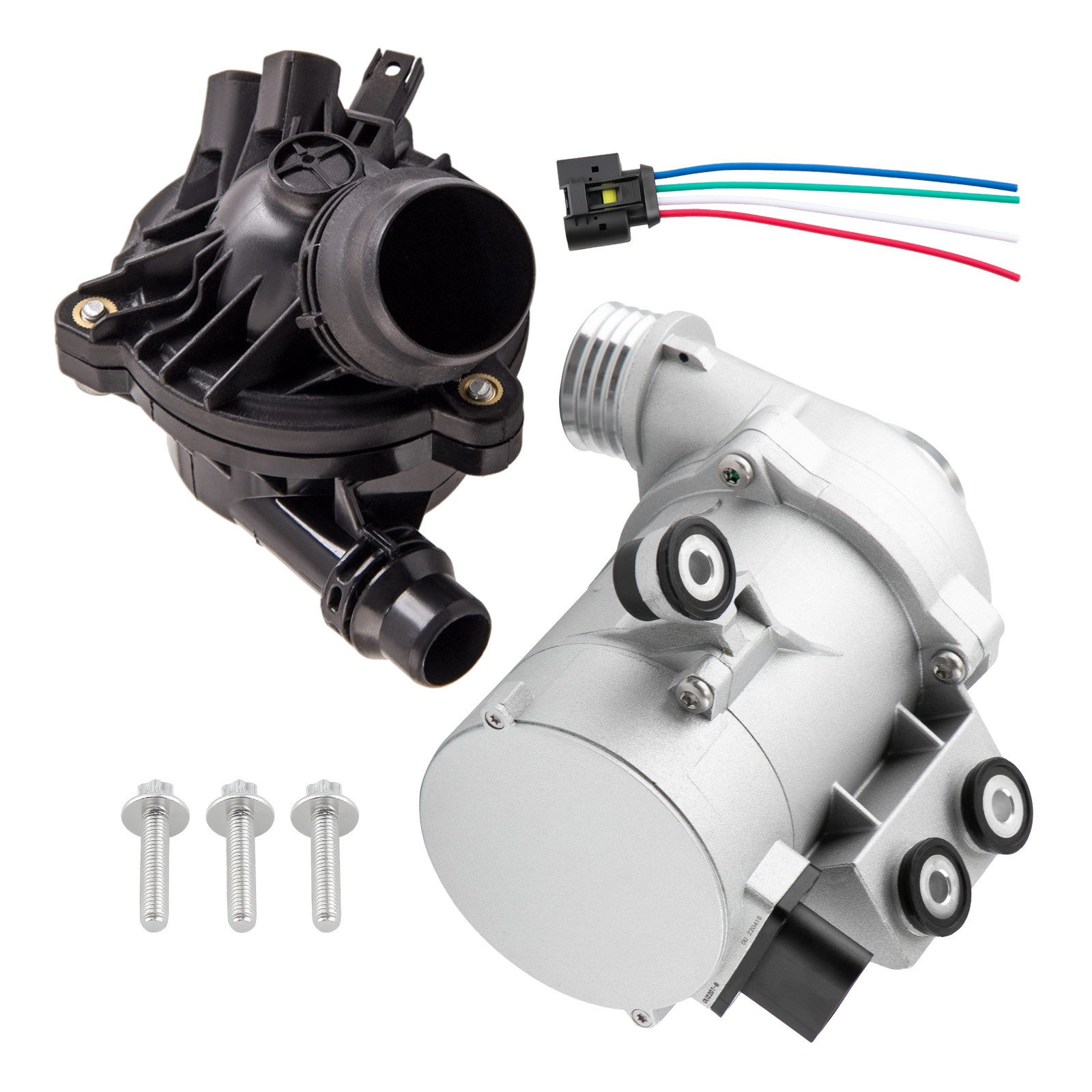 Pompe à eau électrique 115175869 + thermostat pour BMW 130i E81 E87 E63 E90 N52