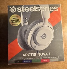 SteelSeries Arctis Nova 1 Over-Ear White Gami...
