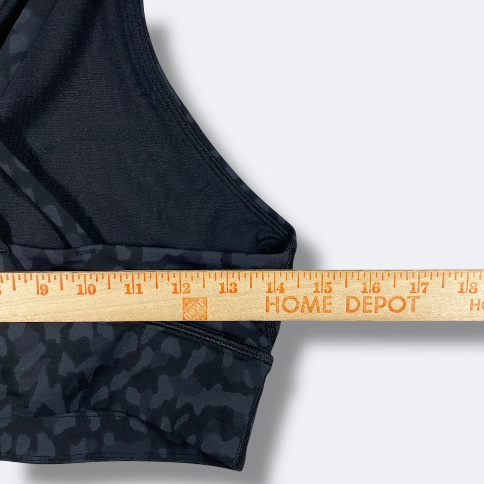 Sujetador deportivo Lululemon Energy para mujer 10 camuflaje carbón cuello alto soporte de línea larga Foto 4 de 4