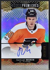 2017-18 UD Trilogy Rookie Premieres Auto Lvl2 Samuel Morin 86 RC Auto 5263