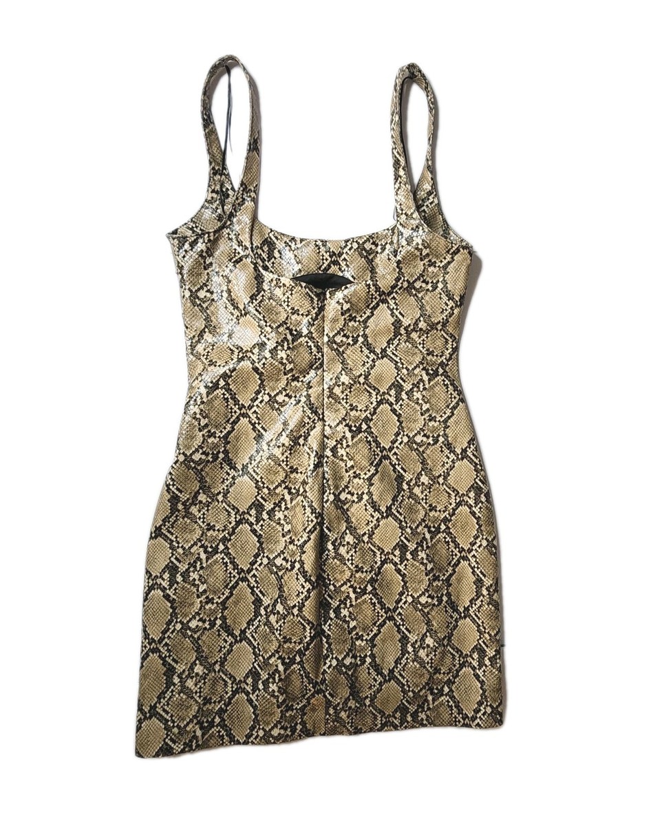 zara snakeskin midi dress Zara Snake Print Mini Dress