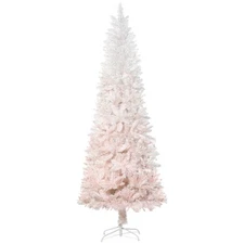 Artificial Christmas Tree 7' Indoor Realistic Holiday Decoration, 616 Tips, Pink