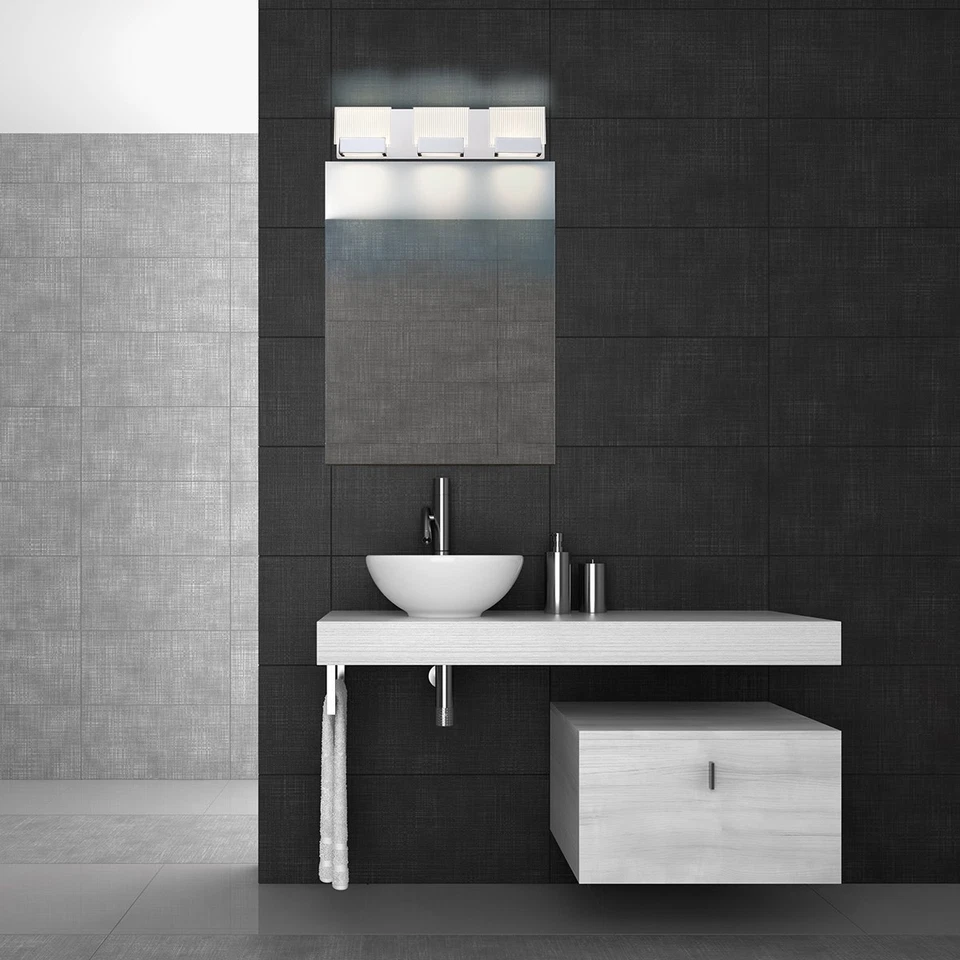 Eurofase Lighting 31440 Sonic 4 Light 30"W LED Bathroom Vanity - Chrome - Image 4 of 4