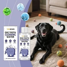 1x Dog Tooth Cleaning Water For Fighting Tartar & Breath,Pet Mouthwash Hot H3O1