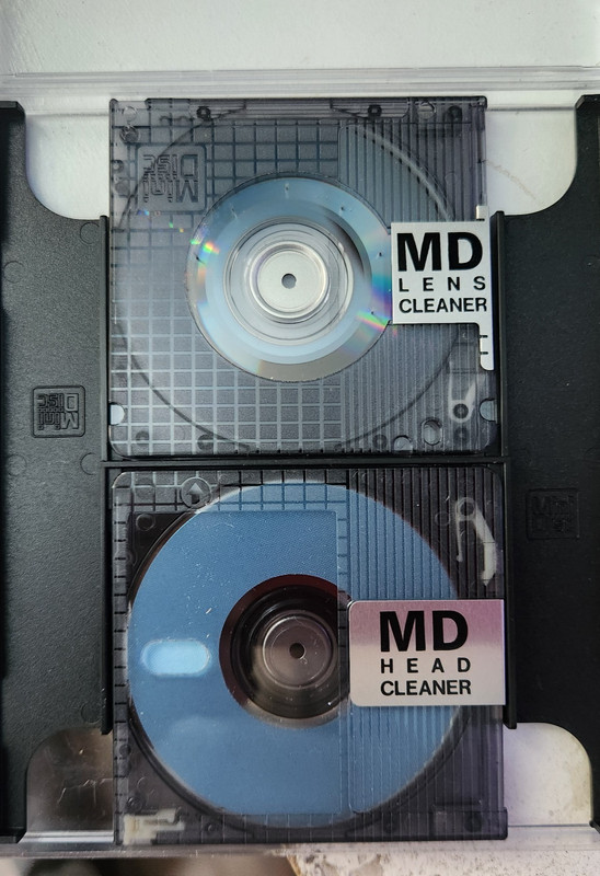 Wet/Dry MD Mini Disc Cleaning Kit with Minidisc Head and Lens Cleaner...SEALED!!