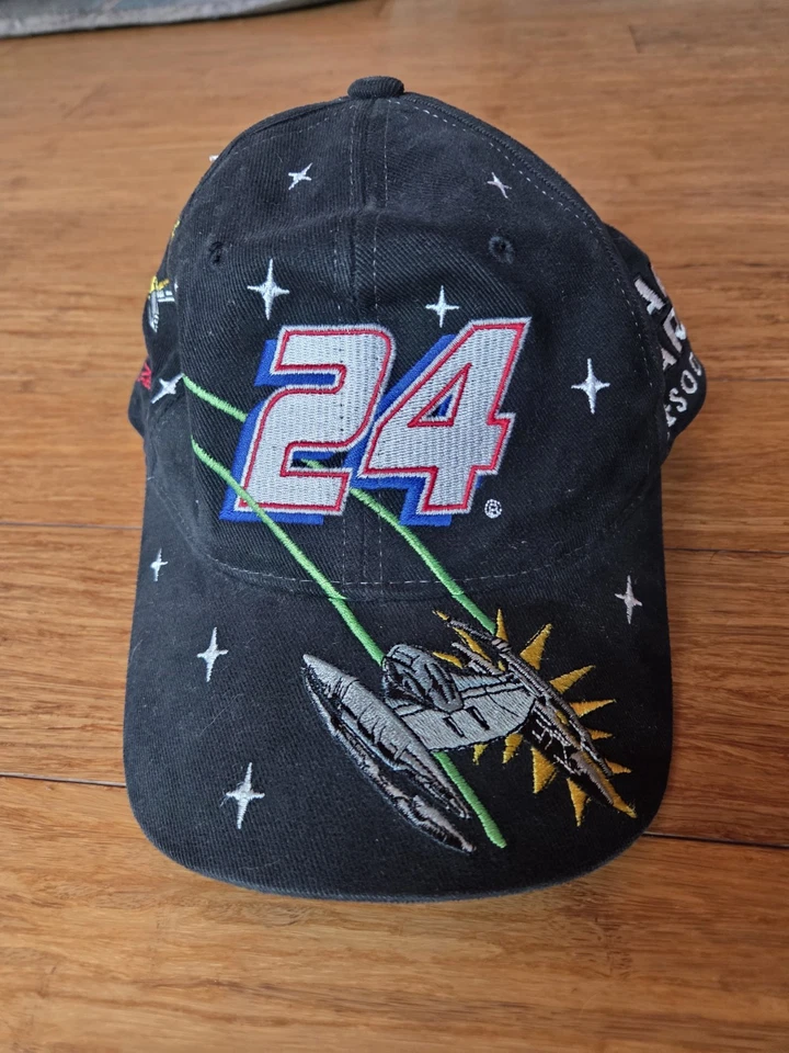 Chapéu Vintage Star Wars Jeff Gordon Episódio 1 Nascar #24 Pepsi Racing Snapback - Imagem 2 de 4