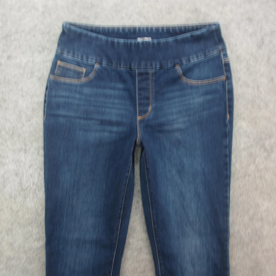 Chicos Jeggings женщин 4R синий джинсовой ткани узкие тянуть на эластичные брюки Jean леггинсы - Изображение 2 из 4