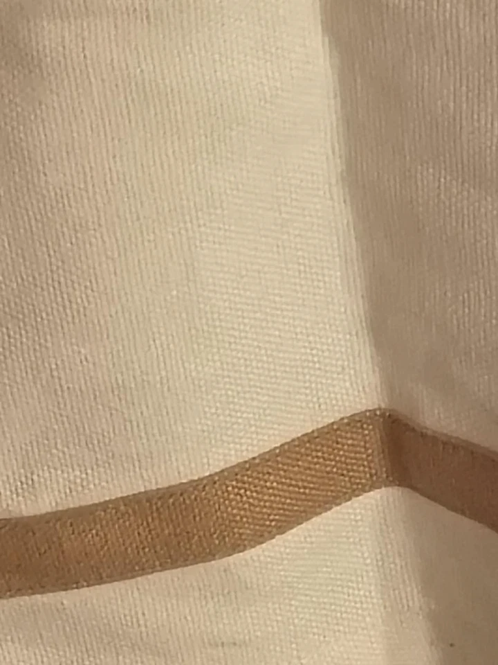 FALDA DE CAMA KING A RAYAS TONO DÚO LINO BELGA GRANERO CERÁMICA 14" CAÍDA Foto 2 de 2