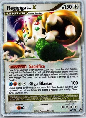 Regigigas LV.X Stormfront 100/100 Holo LP