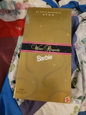 Vintage 1996 Winter Rhapsody Barbie Brunette Mattel Avon #184851
