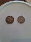 1910 BARBER QUARTER AND 1910 LIBERTY NICKEL