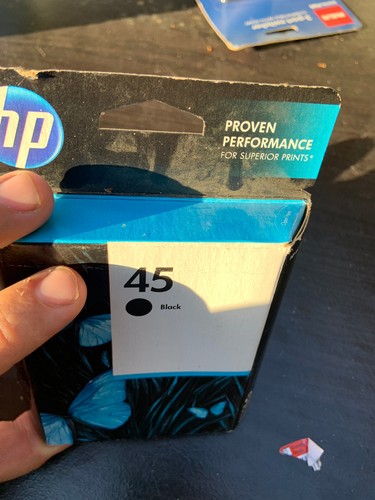 HP 45 Black in Cartridge- new / Old Stock expired - Picture 2 of 6