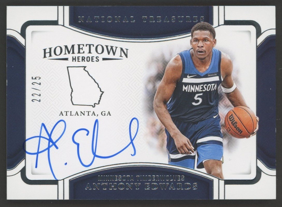 Hottest Panini National Treasures Cards on eBay