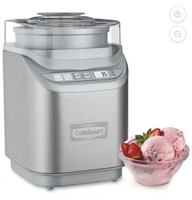Cuisinart - ICE-70 Electronic Ice Cream Maker, Brushed Chrome