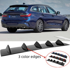 Schwarz glänzend Heckdiffusor Heck Ansatz Diffusor für 3er G20 G21 M-Paket