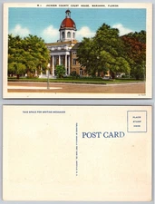 Jackson County Court House Marianna Florida Postcard