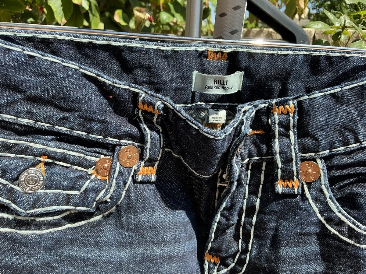 True Religion Men's Billy Bootcut Jeans Stretch 30x32 | eBay