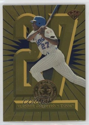 1997 Leaf 22 Karat Gold Leaf Stars 821/2500 Vladimir Guerrero #27 HOF 0ji1