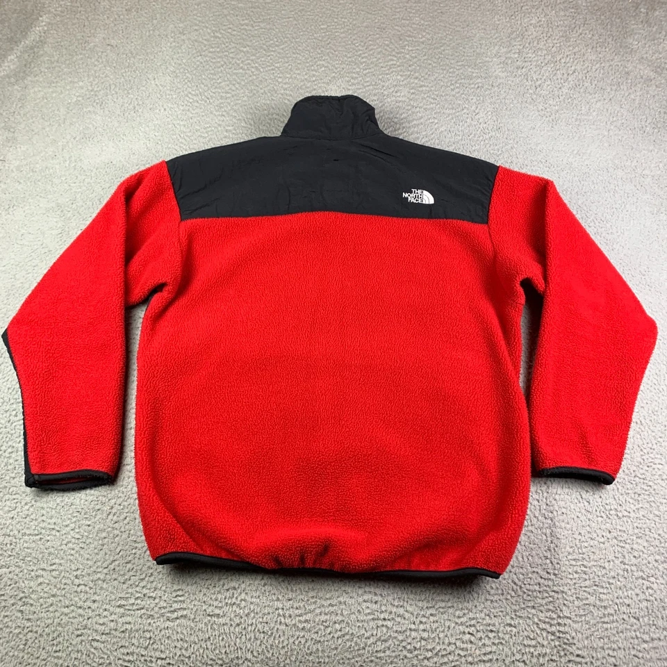 Chaqueta Denali Vintage North Face Para Hombre Grande Años 90 Roja Hecha en EE. UU. Foto 2 de 4