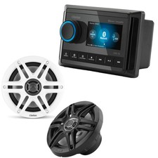 Clarion CMM-30 Marine Source Unit with Full-Color LCD Display with CMS-651-SW...