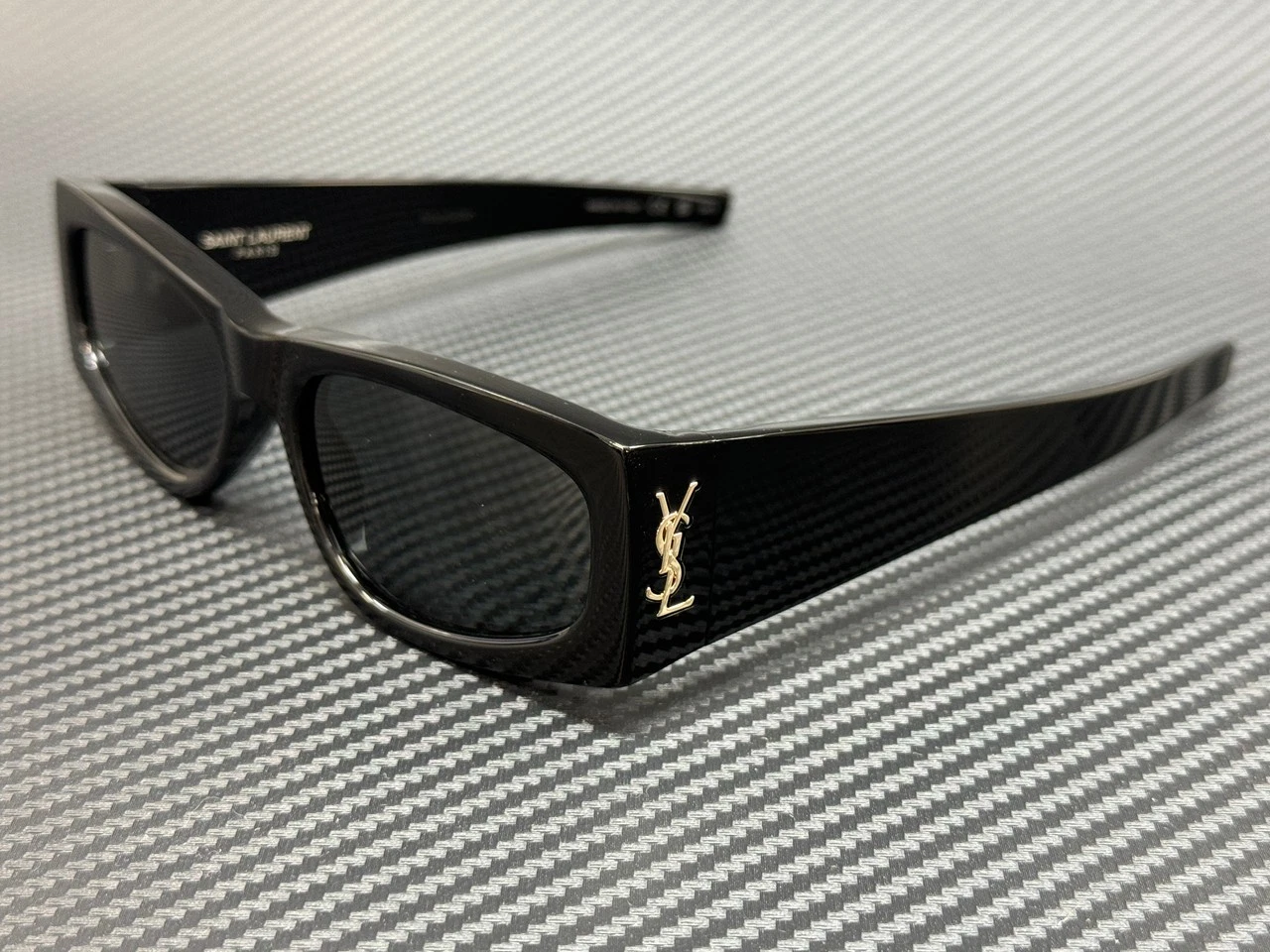 Saint Laurent — SAINT LAURENT SL M140 001 Black Grey Women's 56 mm Medium Sunglasses