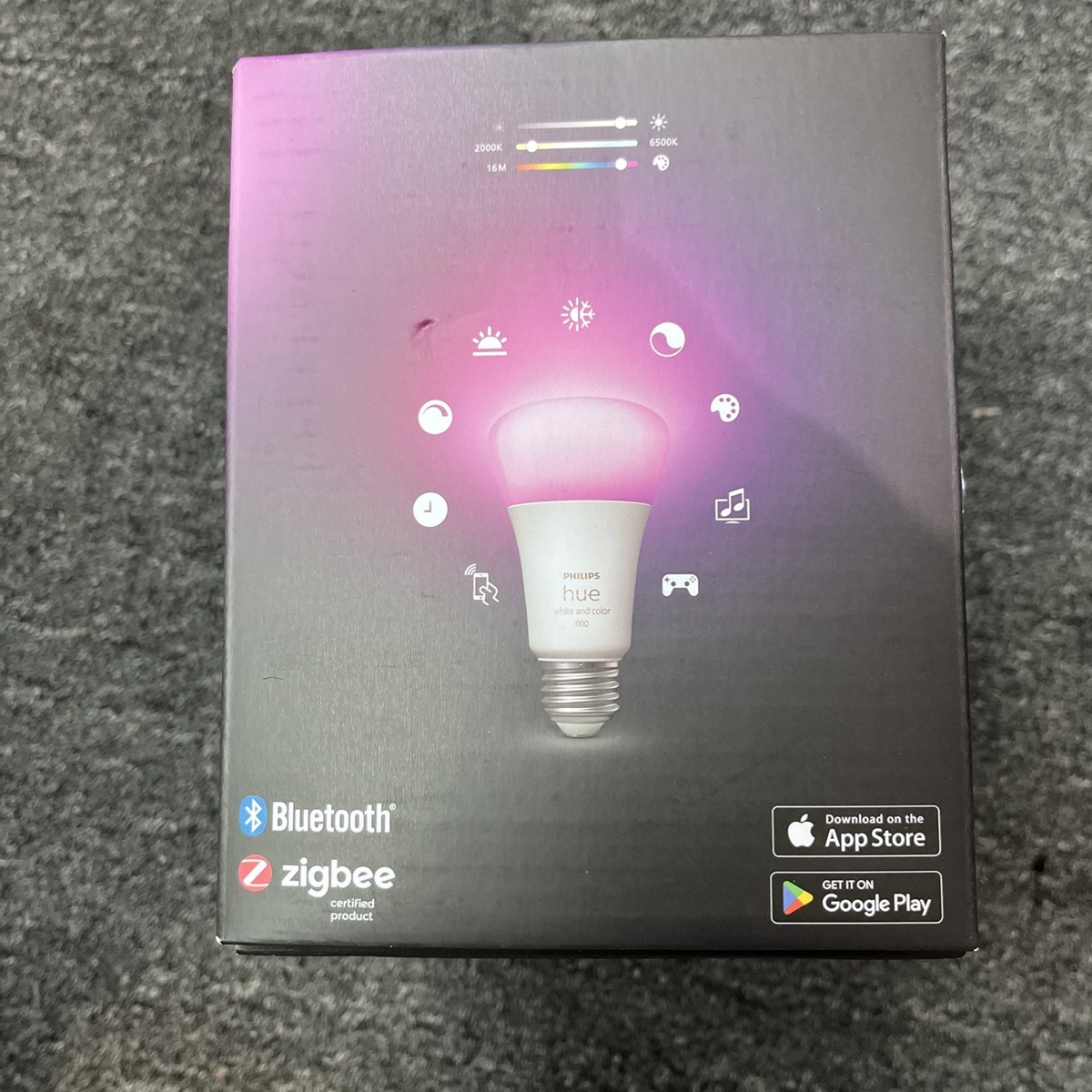 Philips Hue Starter Kit 4 E26 White and Color Ambient Bulbs with