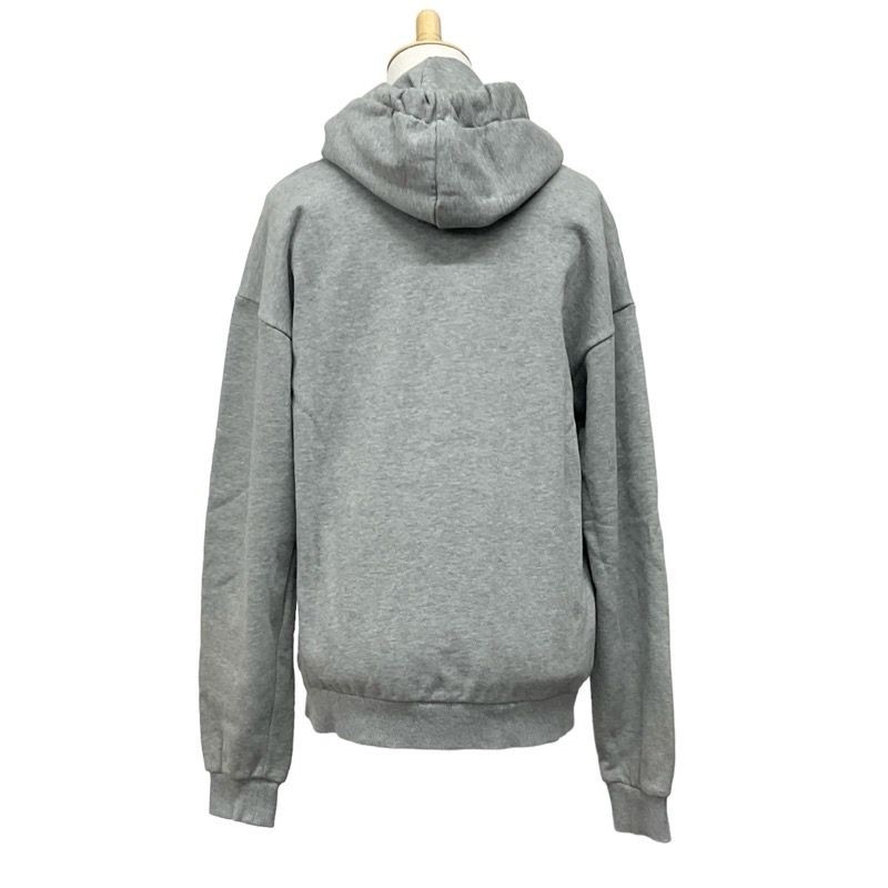 Celine CELINE Tops Cotton Gray Logo Loose Hoodie image 3